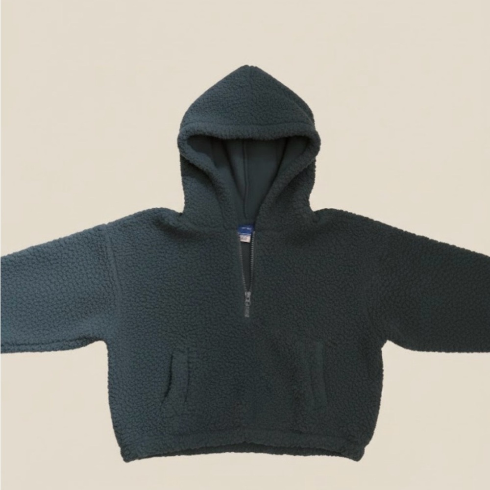 Old Navy Kids Sherpa Hoodie - Charcoal